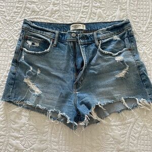 Abercrombie & Fitch Blue Jean Shorts